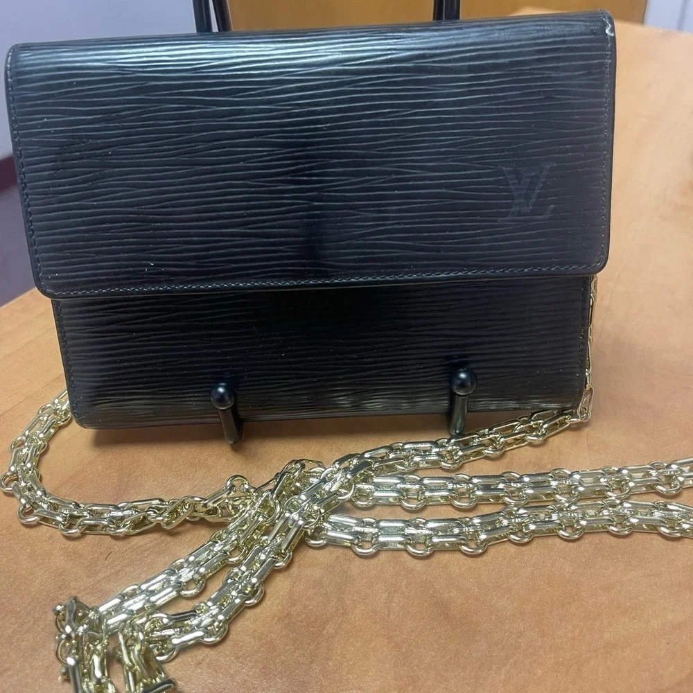 Louis Vuitton leather dark